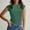 Green, variant on SYMOID Womens New Round Neck Backless Solid Color Close - fitting Casual T - shirt for Home Wear,Pink,Size S