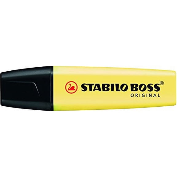 STABILO BOSS ORIGINAL Pastel Highlighter, Milky Yellow