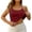 1PC Wine Tops, variant on HAYIMI Women Spaghetti Strap Built In Bra Camisole Tank Tops For Seamless Comfort Stretch Sleeveless With Removable Padding And Backless Design Summer Round Neck Solid Color Boho Vests