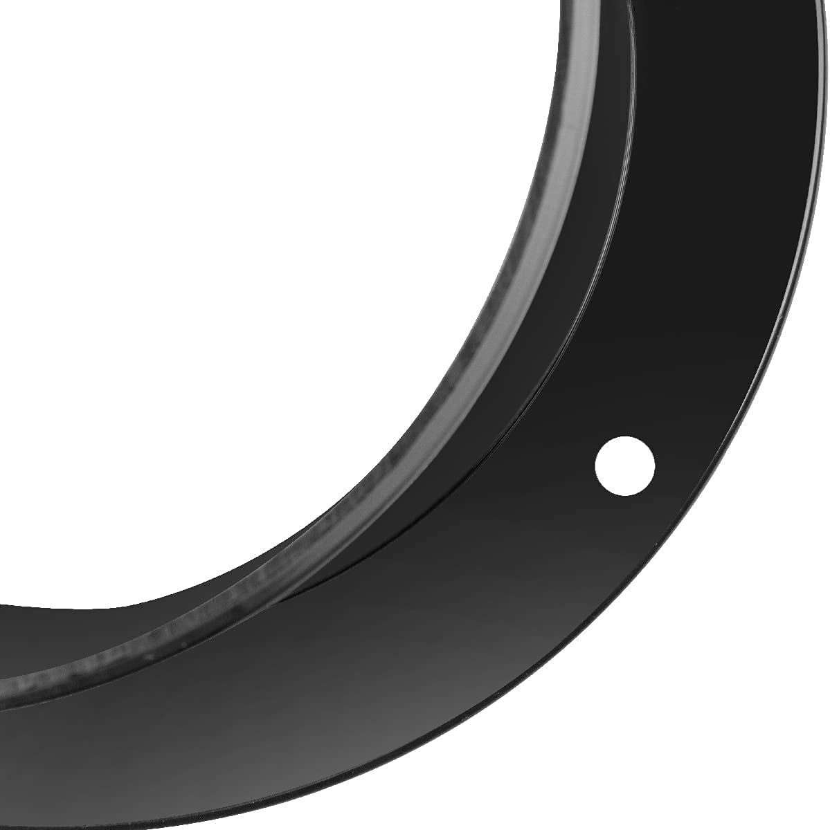 POWERTEC 4PK Inlet Flange, 4 Inch OD Dust Collection Ducting Connector, 70126- P4