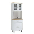 Hodedah Free Standing Kitchen White
