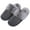 Gray, variant on Bergman Kelly Womens Memory Foam Scuff Slippers, Fuzzy Indoor House Shoes W/ Faux Fur Collar & Plush Fleece Lining