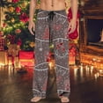 thumbnail image 2 of Hfolob Pants For Men Mens Christmas Casual Pants Pajamas With Drawstring Pockets Christmas Pants Outdoor Pants, 2 of 4