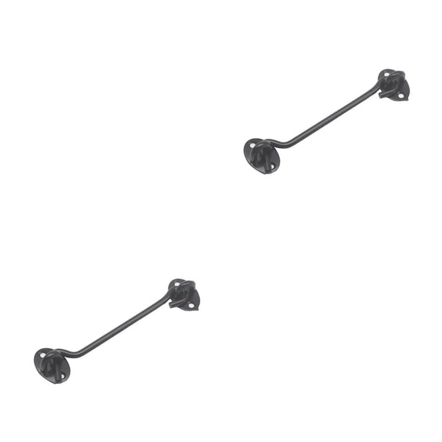 Scienceny Pestillo de gancho y ojal de acero inoxidable grueso con tornillos de montaje para piezas de tablero de granero, material didáctico de Tipo 3 2piezas Scienceny CBP342938