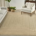 thumbnail image 2 of Nourison Home Tulum 9' x 12' Taupe Grey Outdoor Rug, 2 of 11