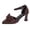 Coffee, variant on Women’S Patent PU Mary Jane Pumps, Square Toe Ankle Strap Block Heel Dress Shoes, Comfortable Low Chunky Heel Casual Party Heels, 1 Pair, Sizes 35 Through 42