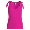 thumbnail image 4 of Time and Tru Women's Tie Strap Tank, 4 of 5