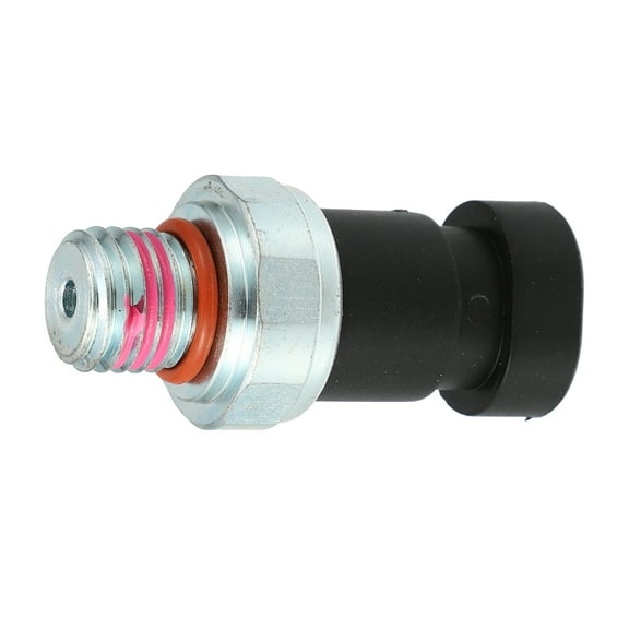 Engine Oil Pressure Sensor for Chevrolet Traverse LS  LT  LTZ 3.6L V6 - Gas 2009-2016 Metal 12579946 Black Silver Tone