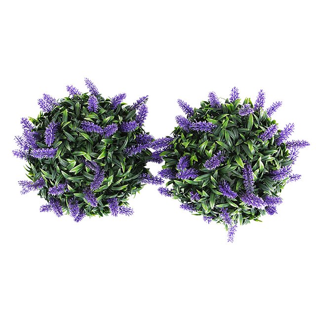 Artificial Plastic Plant Decor Simulation Plant Topiary Lifelike Plants Simulation Plastic Primrose Ball Artificial Lavender Plant Ball
