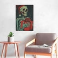 thumbnail image 6 of 16x24 inch The Gift Of Skeleton People Canvas Frameless Painting,Bedroom,Man Cave,Bar Wall Art Decor Poster Prints,Exquisite Gift Of Skeleton People Canvas Pictures,For Bar,Cafes,Man Cave,Gym, 6 of 6