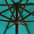 thumbnail image 6 of EliteShade Sunumbrella 6x6Ft Square Market Umbrella with Ventilation,Teal, 6 of 7
