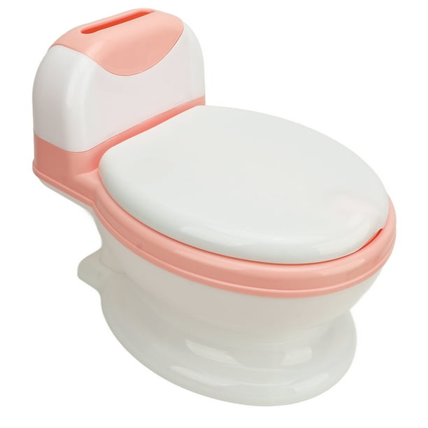 Orinal De Transición Para Niños, Cojín Suave De PU, Inodoro De Entrenamiento Con Diseño De Contraste De Color Para Niños Y Niñas