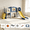 BLUEYELLOW, variant on EaseBaby Toddler Slide,Indoor/Outdoor 8 in 1 Kids Slide Set with Basketball Hoop and Telescope for Age 1-6,Unisex,Blue&Yellow
