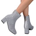 thumbnail image 3 of Fashionable Women's Ankle Boots with Sequin Embellishment and Heel for Stylish Occasions, 3 of 9