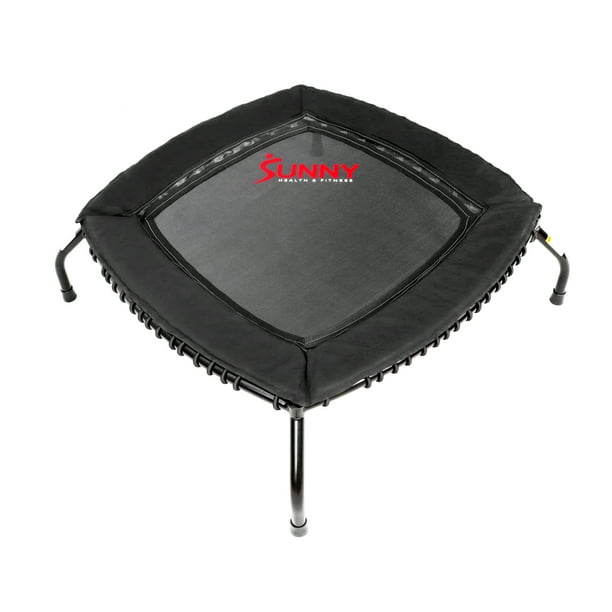 Sunny Health & Fitness Springless Mini Fitness Trampoline Premium