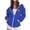 40-Blue#womens zip up hoodies, variant on Halloween Full Zip Hoodie for Women Funny Pumpkin Graphic Zip Up Sweatshirt Jackets Drawstring Hooded Oversized Zipper Jacket with Pockets Holiday Gifts Wine S