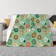thumbnail image 1 of Balery Christmas Donuts Manta de Franela con Dibujo, Lujo Ultra Suave y Cálido, Antipelusa y Resistente a las Arrugas para Cama, Sofá, Camping -60"x50", 1 of 6