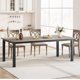 thumbnail image 3 of 78-pulgada kitchen mesa para 6 - 8 persons: industrial dining mesa con metal frame, de anchura y grande rectangular dinner mesa para kitchen, dining room, y sala de estar (gris), 3 of 6