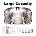 thumbnail image 3 of Elephant Waterproof Oxford Cloth Storage Box for Hard Drive Bags, Power Cord Box Organizer, Cord Box Organizer - 5.9x9.44x3.14 in., 3 of 6