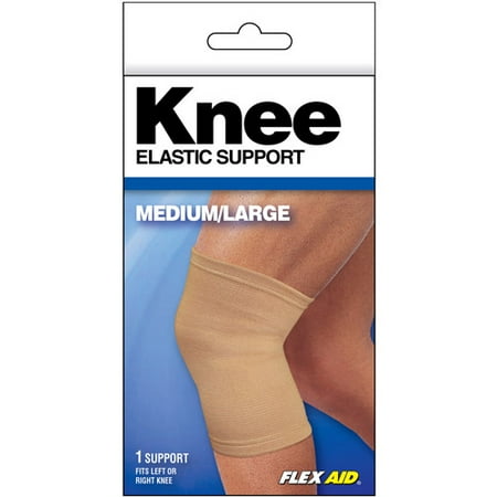 Flex Aid Elastic Knee Support, Medium/Large