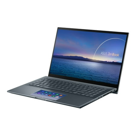 ASUS ZenBook Pro 15 UX535LI-NH77 - Intel Core i7 10750H / 2.6 GHz - Win 10 Pro 64-bit - GF GTX 1650 Ti - 16 GB RAM - 1 TB SSD NVMe - 15.6" touchscreen 3840 x 2160 (Ultra HD 4K) - Wi-Fi 6 - pine gray
