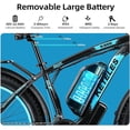 thumbnail image 2 of KETELES Electric Bike for Adults , AWD Ebike Dual Motor Peak 2000W, 26'' Fat Tire Mountain Ebikes with 48V 23AH Battery Front suspension ​​Electric Bicycle, 21 Speed Dirt Bikes UL 2849., 2 of 7