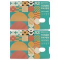 thumbnail image 1 of 2 Pcs Papier de Mélange de Couleur Jetable pour Gouache, 1 of 9