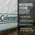 thumbnail image 3 of Coleman 4-Person Cabin Tent with Screened Porch, Evergreen, 3 of 8