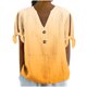 thumbnail image 1 of Vestidos Casuales Para Mujer, Blusas De Mujer De Moda Camiseta holgada de manga corta con cuello en V, botones y estampado sin posicionamiento para mujer, estilo informal y de moda, 1 of 7