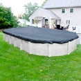 thumbnail image 2 of Winter Swimming Pool Cover for 15 ft x 21 ft Aboveground Oval Pool Size, Premium Choice Series, Mesh Material, Color - Ink Blue, Pool Cover Choice 421521-4CHOICE, 2 of 4