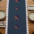 thumbnail image 5 of Table Runners 70 Inches Long Dress Scarves, Independence Day Farmhouse Coffee/Dining/Kitchen Table Decor, Holiday Table Runner, Red Truck USA Flag Star Sunflowers 13x70 Inch, 5 of 9