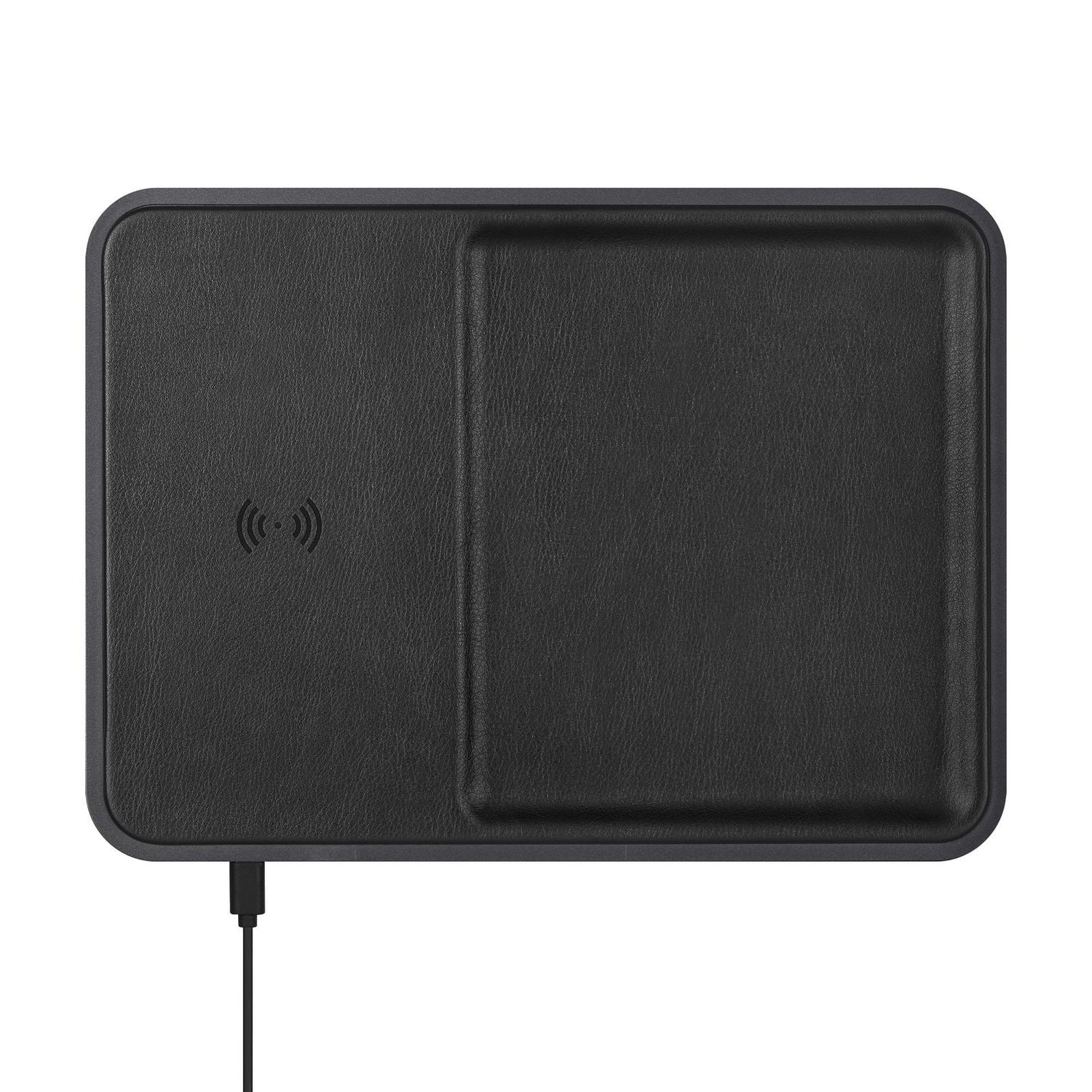 Qi 15W Wireless Charging Valet - Black