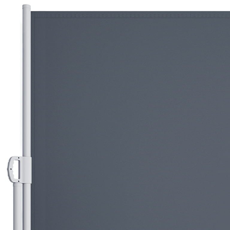 Double Side Retractable Awning 236''X 78'', UV-Resistant Outdoor