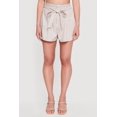 thumbnail image 3 of Women's Striped Tie Waist Belted Shorts, 3 of 4