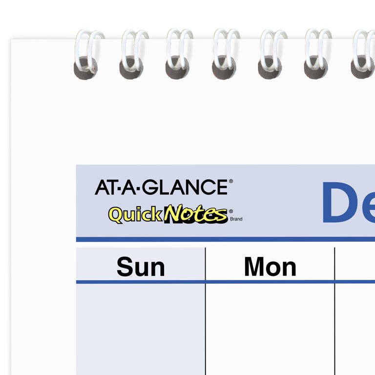 AT-A-GLANCE QuickNotes 2024 Three Month Horizontal Wall Calendar Large 24 x  12 - - Walmart.com