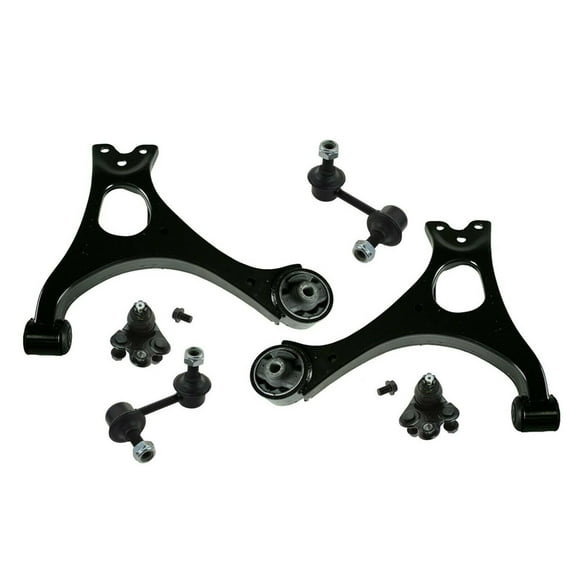 6 Pc Lower Control Arm Left Right Side   Lower Ball Joints Front Suspension Kit Fits select: 2006-2011 HONDA CIVIC