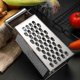 thumbnail image 2 of Robust Stainless Steel Cheese Grater, Square Grater, 2 of 5