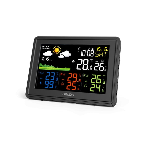 “Lamog” Wireless Color Weather Station with 3 Remote Sensors Lamog 39937