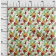 thumbnail image 2 of oneOone Cotton Poplin White Fabric Tropical Leaf Craft Projects Decor Fabric Printed By The Yard 42 Inch Wide, 2 of 5