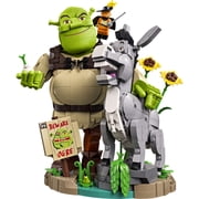 LEGO Shrek: Shrek, Donkey & Puss in Boots - Building Kit - Movie Memorabilia with 3 Figures- Nostalgic Adult Building Set for Women and Men - Movie Gift Idea for Ages 18+ 72423