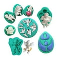 thumbnail image 6 of HGYCPP European Style Little Angel Wing Shape Silicone Material Fondant Cake Chocolate Decorations Crystal Epoxy Jewelry Moulds, 6 of 20