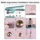 thumbnail image 5 of Injueey 312pcs Snap Button Kit Metal Snaps Pliers Tool w/ Studs Press for Sewing  Tela de costura y artesanía azul, 5 of 5
