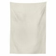 thumbnail image 2 of Beige Tablecloth, Abstract Floral Pattern with Star Design Nature Illustration Circular Arrangement, Rectangle Satin Table Cover Accent for Dining Room and Kitchen, 52" X 70", Tan White, by Ambesonne, 2 of 2