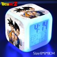 thumbnail image 4 of Reloj despertador de Dragon Ball para niños, despertador LED colorido, figura de dibujos animados luminosa, Son Goku, Vegeta, luz nocturna, regalos de juguete, 4 of 4