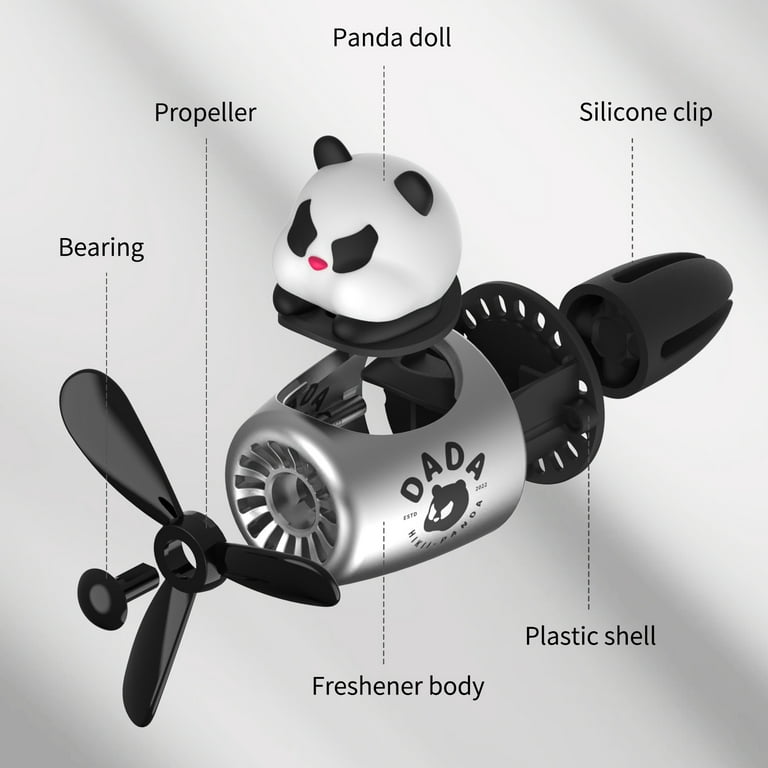 2022 Car Air Freshener Smell In The Styling Vent Perfume Diffuser Bear  Pilot Rotating Propeller Fragrance Air Fresheners Parfum