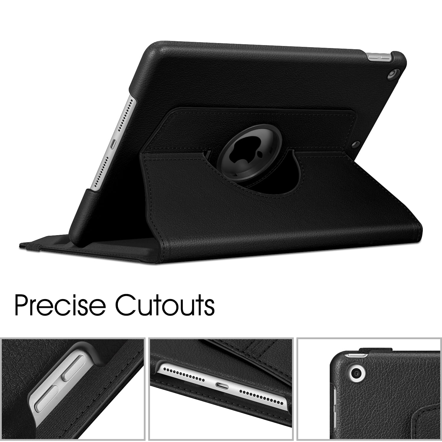 Fintie 360 Rotating Case for 10.2-inch iPad 9th/ 8th/ 7th Generation - Swivel Cover with Pencil Holder for iPad 10.2" (2021/ 2020 / 2019 Model)