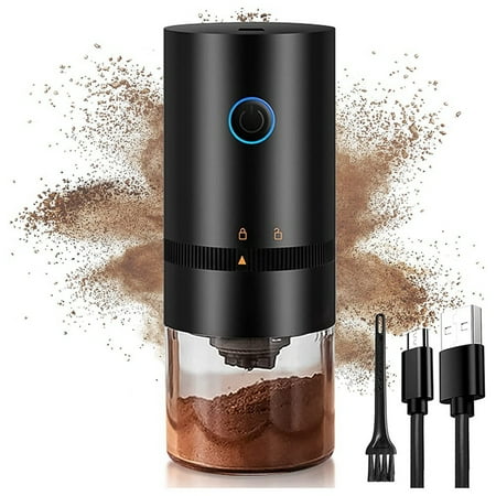 

Portable Coffee Grinder Electric Adjustable Burr Coffee Grinder with Multi Grind for Coffee Beans