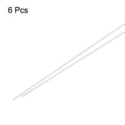 6Pcs Brass Brazing Rods Flux Coated, Phosphor Copper Solder, Low Temperature Welding Sticks 5/64x7/64x20