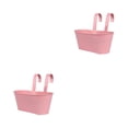 thumbnail image 1 of Transemion Iron Colorful Balcony Planters Railing Hanging with Stylish Decoration (2 Count), 1 of 6