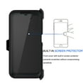 thumbnail image 6 of For Samsung Galaxy A14 5G 2022 6.6" Case, Heavy Duty Rugged Defender Case with [Belt Clip Holster] [Built in Screen Protecotr], Shockproof Full Body Protection Kickstand Cover, Black, 6 of 8